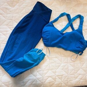 Bombshell Sportswear Blue Activewear Set